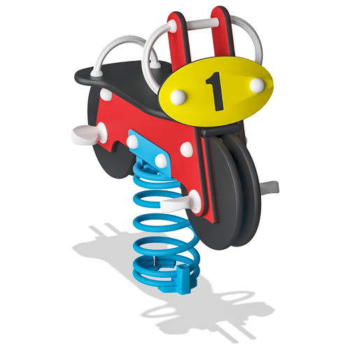 Jeu à ressort en contreplaqué - M130  - KOMPAN - transport / monoplace