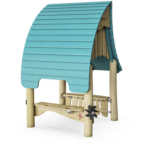 Cabane pour enfant d'extérieur - NRO407 - KOMPAN - au sol