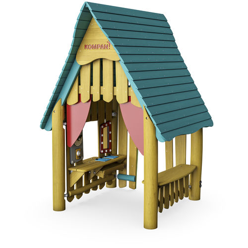Cabane pour enfant d'extérieur - NRO605 - KOMPAN - au sol