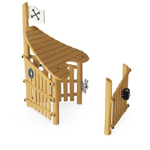 Cabane pour enfant d'extérieur - NRO402 - KOMPAN - pour extérieur / pour aire de jeux / au sol