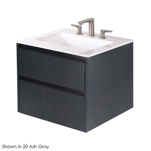 Meuble vasque suspendu - PUN-W-24 - Lacava - en bois / contemporain / sans porte