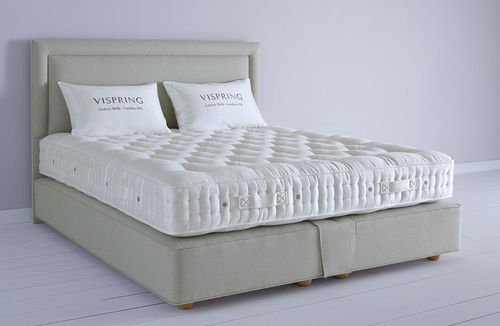 Matelas double - BARONET SUPERB - VI-Spring Europe - à ressorts ensachés / 150x200 cm / en coton