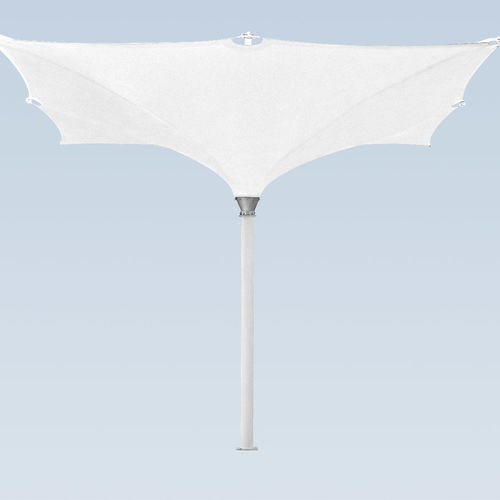 Parasol carré - TYPE SHT - MDT-TEX - octogonal / à mât central / en acier