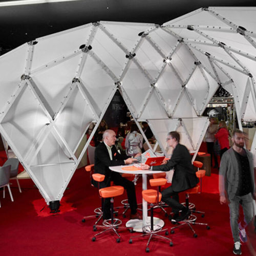 Membrane textile en PTFE - CIRRUS SYSTEM - MDT-TEX - pour façade / pour agencement intérieur / translucide