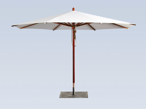 Parasol carré - TYPE H - MDT-TEX - rond / à mât central / en tissu acrylique