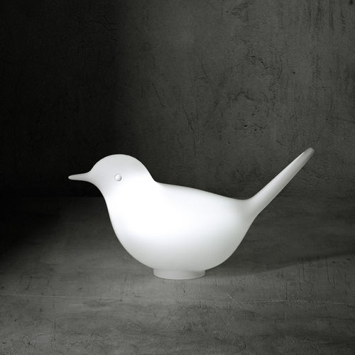 Lampe de sol - PULCINO  - SERRALUNGA - en polyéthylène basse densité (PEBD) / contemporaine / sans fil
