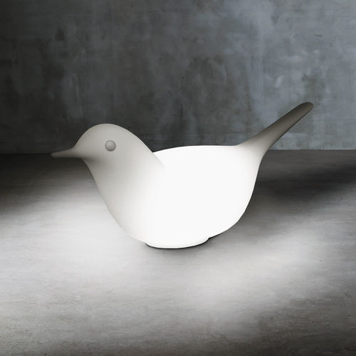 Lampe de sol - PALOMA  - SERRALUNGA - en polyéthylène basse densité (PEBD) / contemporaine / sans fil
