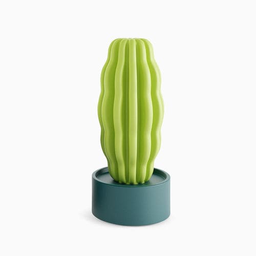 Sculpture en polyéthylène basse densité (PEBD) - CACTUS LONG - SERRALUNGA - d'extérieur / au sol / blanche