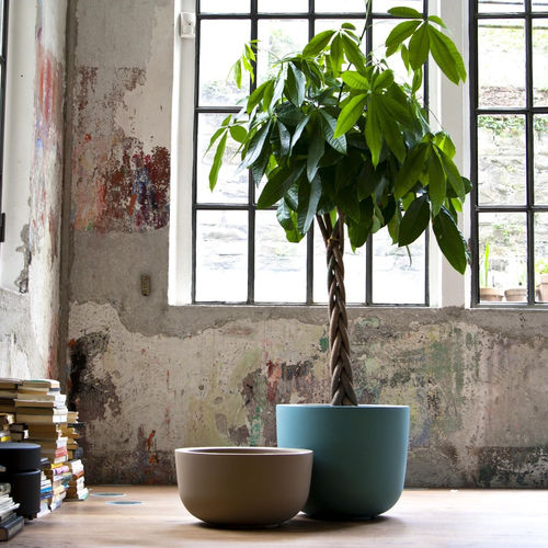 Pot de jardin en polyéthylène basse densité (PEBD) - CUP BIG - SERRALUNGA - rond / par Naoto Fukasawa / résidentiel
