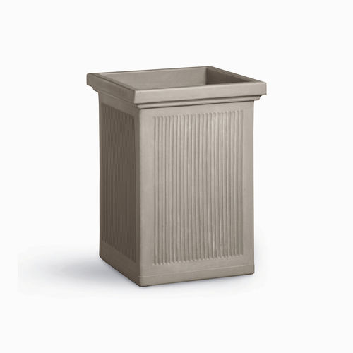 Pot de jardin en polyéthylène basse densité (PEBD) - MILLERIGHE ALTO - SERRALUNGA - carré / résidentiel / blanc