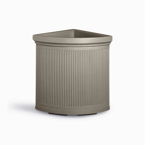 Pot de jardin en polyéthylène basse densité (PEBD) - MILLERIGHE ANGOLO - SERRALUNGA - angulaire / résidentiel / blanc