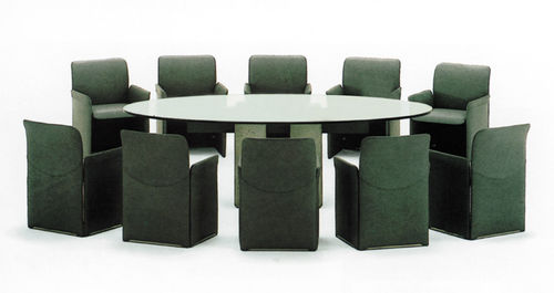 Table de réunion contemporaine - P 600 - Saporiti Italia - en bois / professionnelle / d'intérieur
