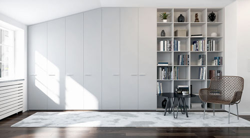 Armoire contemporaine - ARMARIO 1: B8 - Dica - en bois / à portes battantes / avec bibliothèque