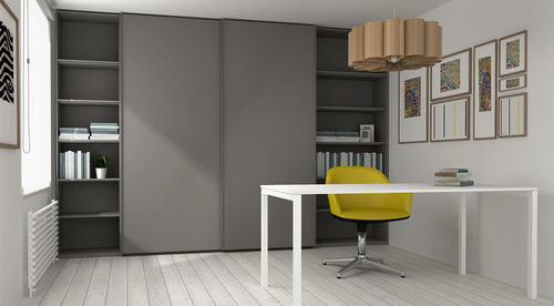 Armoire contemporaine - ARMARIO 8: C6 - Dica - en bois / à porte coulissante / sur mesure