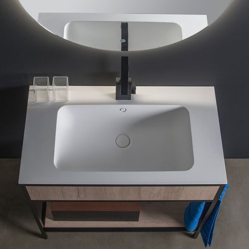 Vasque sur pieds - SKEMA - Xilon - en aluminium / en Ocritech® / personnalisable