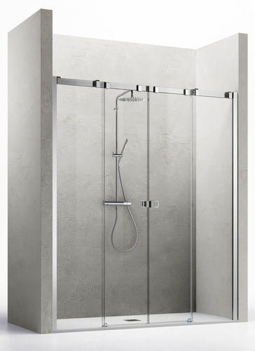 Paroi de douche coulissante - OTTO NICHE 2 - ARBLU - en niche / en verre trempé / professionnelle