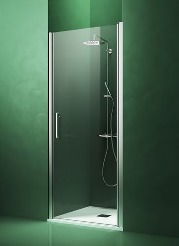 Paroi de douche battante - DEDALO NICHE 1  - ARBLU - en niche / en verre trempé / professionnelle