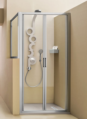 Paroi de douche battante - MERCURIO 1 WALL - ARBLU - d'angle / en verre trempé / professionnelle