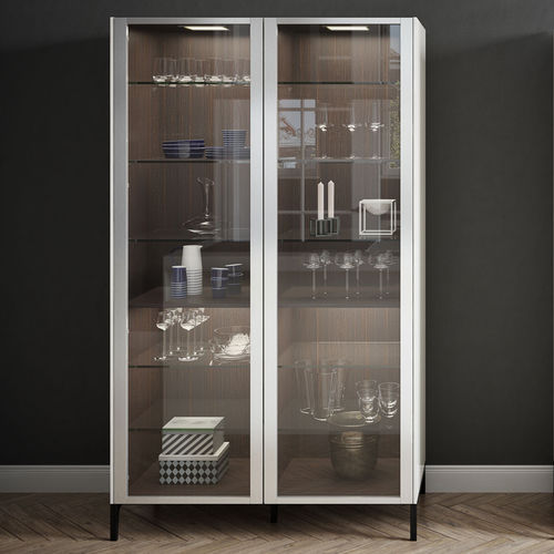 Vaisselier contemporain - URBAN : SE + S2 - SIEMATIC - en bois laqué / en verre