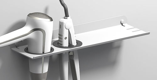 Étagère murale - HAIR STRAIGHTENER & HAIR DRYER - Sonia Bath - contemporaine / aluminium / de salle de bain