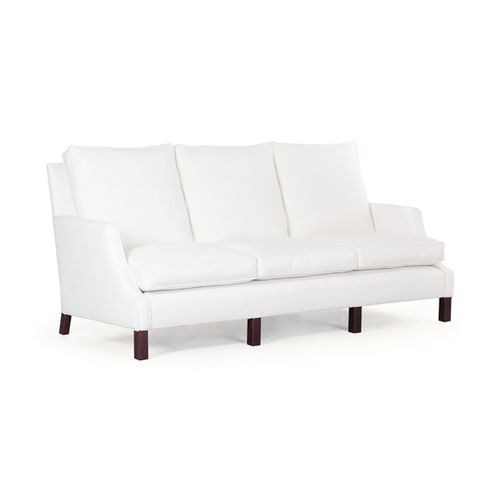 Canapé classique - DORCHESTER - George Smith - en tissu / blanc / 3 places