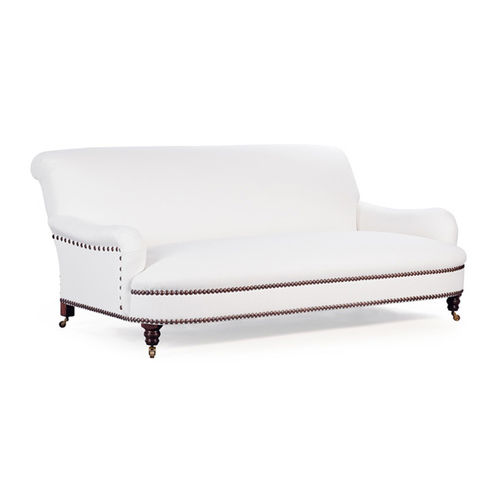 Canapé classique - JULES - George Smith - en tissu / blanc / 2 places
