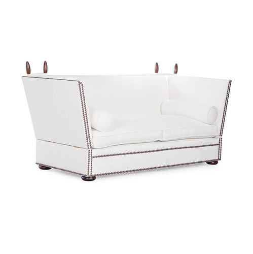 Canapé classique - TIPLADY KNOLE  - George Smith - en tissu / blanc / 2 places