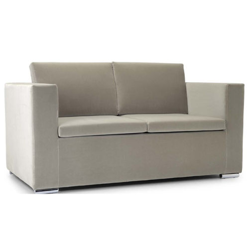 Canapé contemporain - Lowell - FAS - en tissu ignifuge / en simili cuir / avec accoudoirs