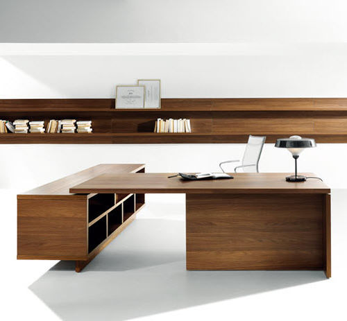 Bureau de direction - LITHOS - Della Rovere - contemporain / en mélaminé / d'angle