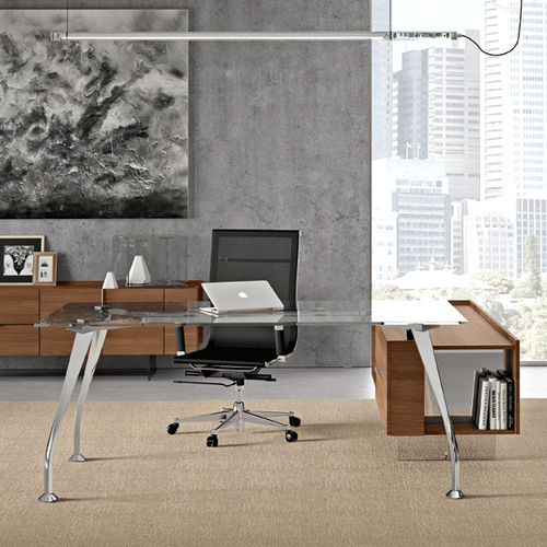 Bureau de direction - SEGNO - Della Rovere - contemporain / en MDF / en métal