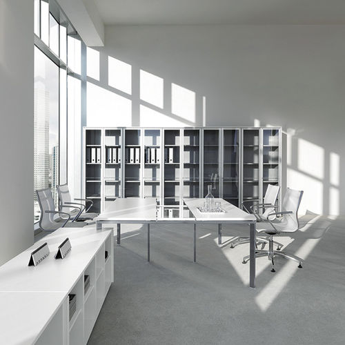Bibliothèque haute - BE - Della Rovere - modulable / contemporaine / professionnelle