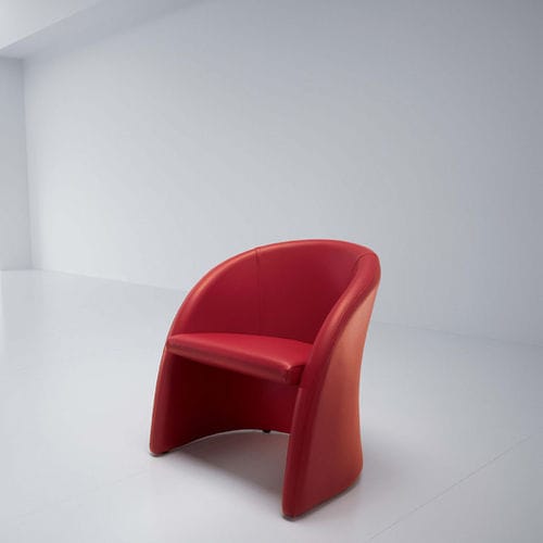 Chaise visiteur contemporaine - SWEET - Della Rovere - d'intérieur / en tissu / en cuir