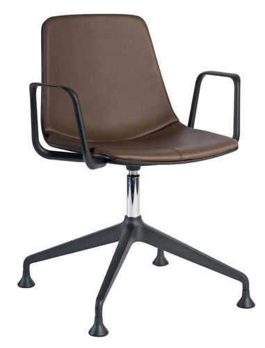 Chaise visiteur contemporaine - LAMINA - DIETIKER - en fonte d'aluminium / pivotante / professionnelle