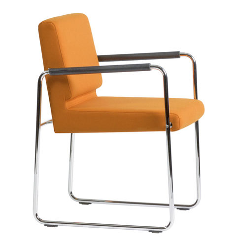Chaise visiteur contemporaine - GENIO - DIETIKER - en métal / en polyéthylène / luge