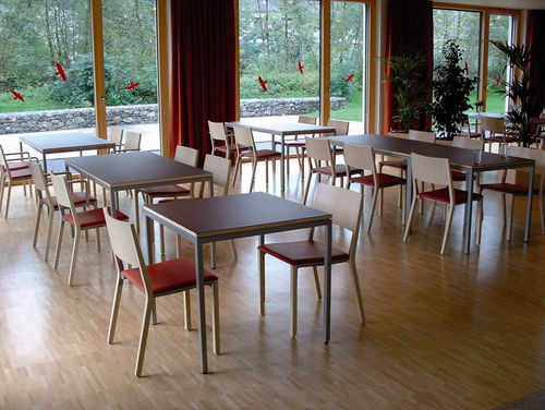 Table contemporaine - ECO - DIETIKER - en HPL / rectangulaire / pour restaurant