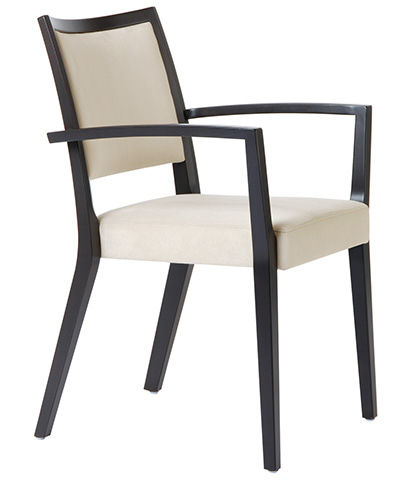 Chaise de restaurant contemporaine - ARVO - DIETIKER - en hêtre / avec accoudoirs