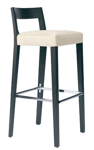 Chaise de bar contemporaine - ARVO - DIETIKER - bois / en bois / tapissée