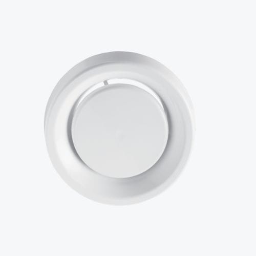 Bouche d'aération de plafond - BALANCE-E - Systemair - en polypropylène / rond