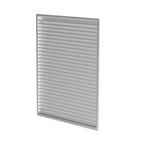 Brise-soleil en aluminium extrudé - PZAL - Systemair - pour façade / outdoor / horizontal