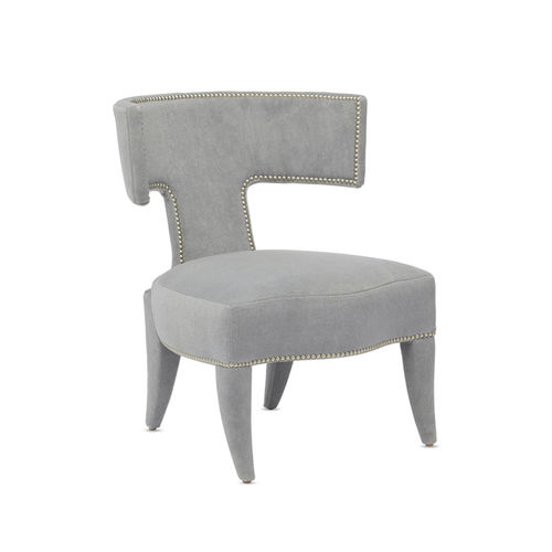 Chaise contemporaine - KLISMOS - Donghia - d'intérieur / en tissu / 4 pieds