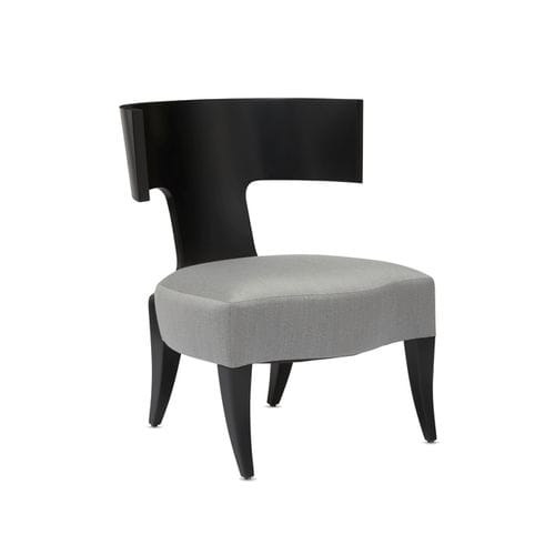 Chaise contemporaine - KLISMOS - Donghia - d'intérieur / en tissu / avec piètement en bois