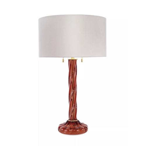 Abat-jour contemporain - PIROETTA TAVOLO - Donghia - en verre / en verre vénitien / sur mesure