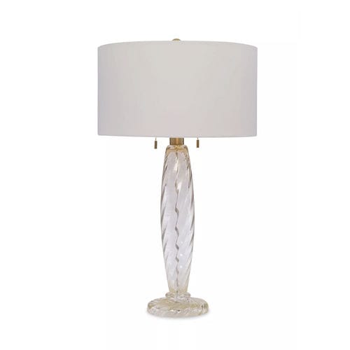 Abat-jour contemporain - ONDOSO  - Donghia - en laiton / en verre / sur mesure