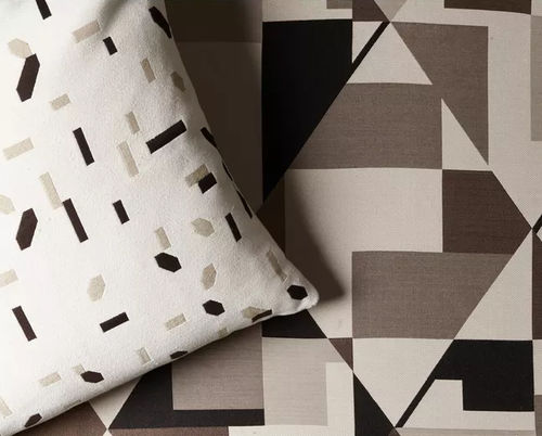 Tissu d'ameublement - ART THEORY - CHAMPAGNE - Donghia - géométrique / en coton / en viscose