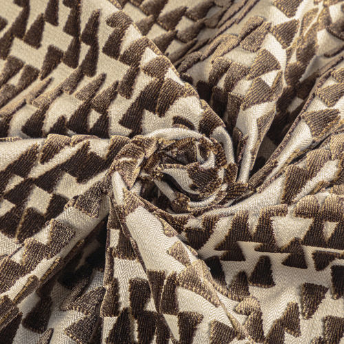Tissu d'ameublement - POINTS OF VIEW - GRIZZLY - Donghia - uni / en viscose / en velours