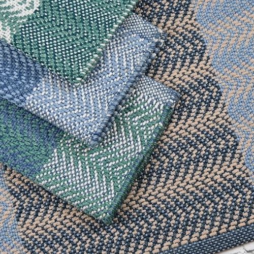 Moquette tissée main - TAILINGS - Donghia - en polypropylène / à motif / beige
