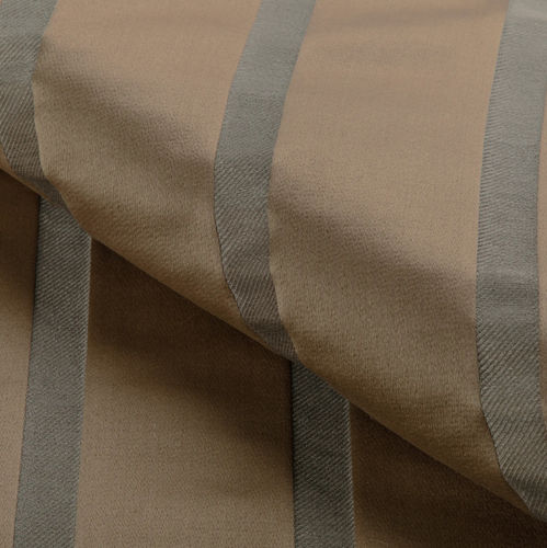 Tissu d'ameublement - SIDE BY SIDE  - Donghia - pour rideaux / à rayures / en coton
