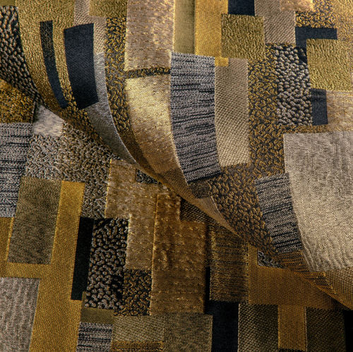 Tissu d'ameublement - GOLD STANDARD  - Donghia - pour rideaux / à motif géométrique / en polyester