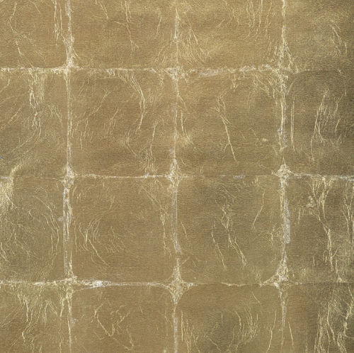 Papier peint contemporain - MOONRISE  - Donghia - à motif géométrique / aspect métal / marron