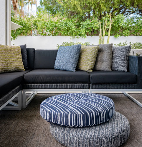 Tissu d'ameublement - CHECK PLEASE  - Donghia - à carreaux / en polyester / en polypropylène